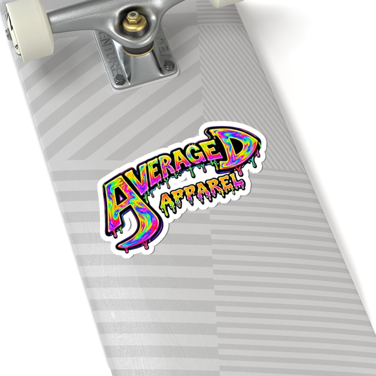 Acid Drip "Average D Apparel" Kiss-Cut Sticker