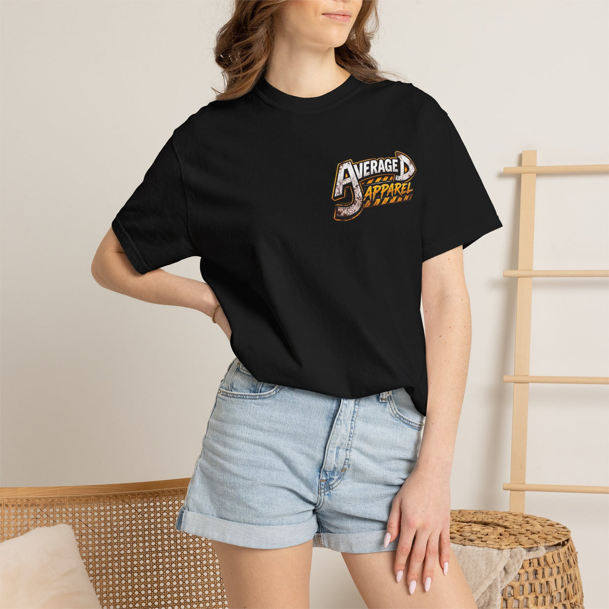 Average Apparel lil Pumpkin T-Shirt — 'Average' Graphic Workwear Tee
