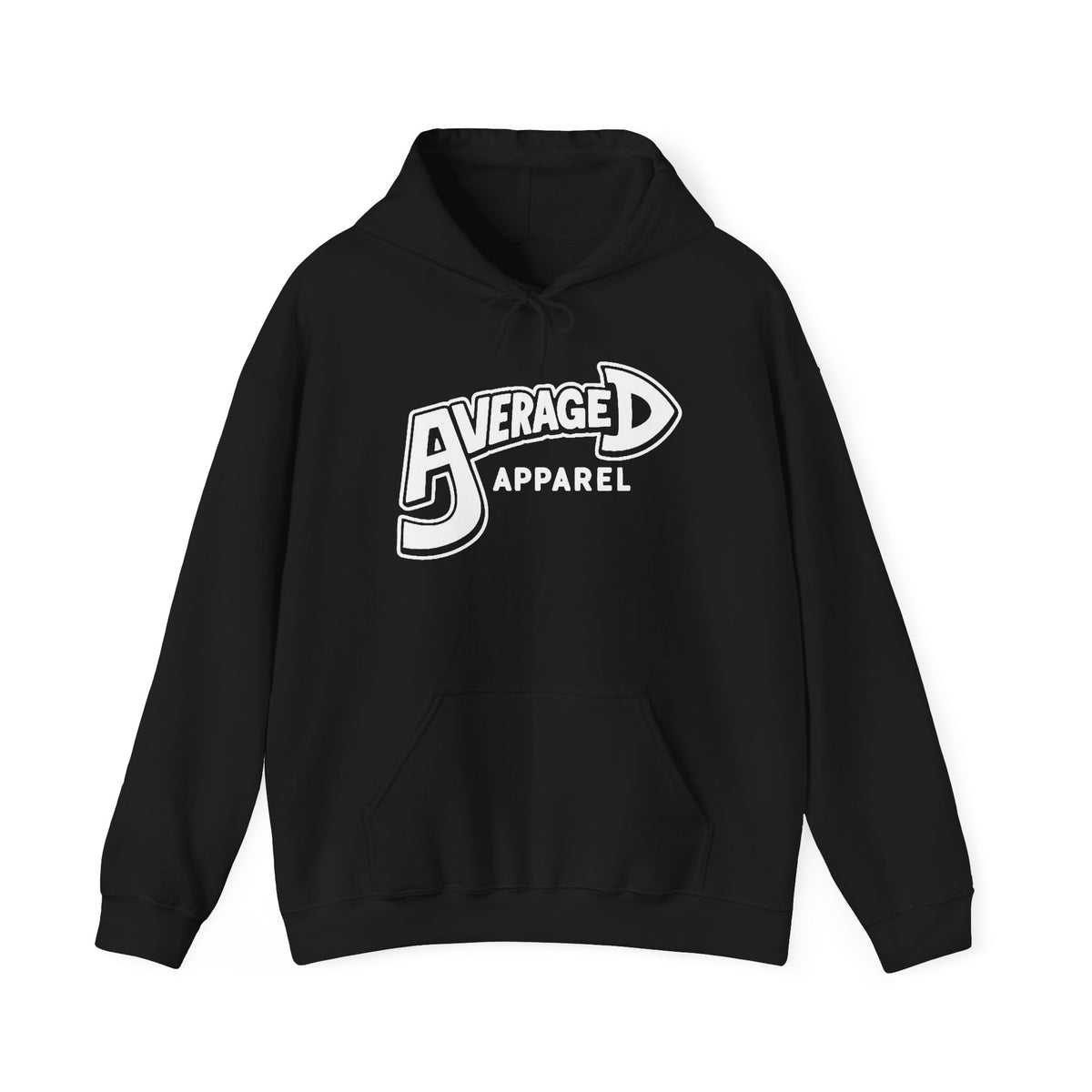 Average Apparel Hoodie – Retro Script Logo Pullover