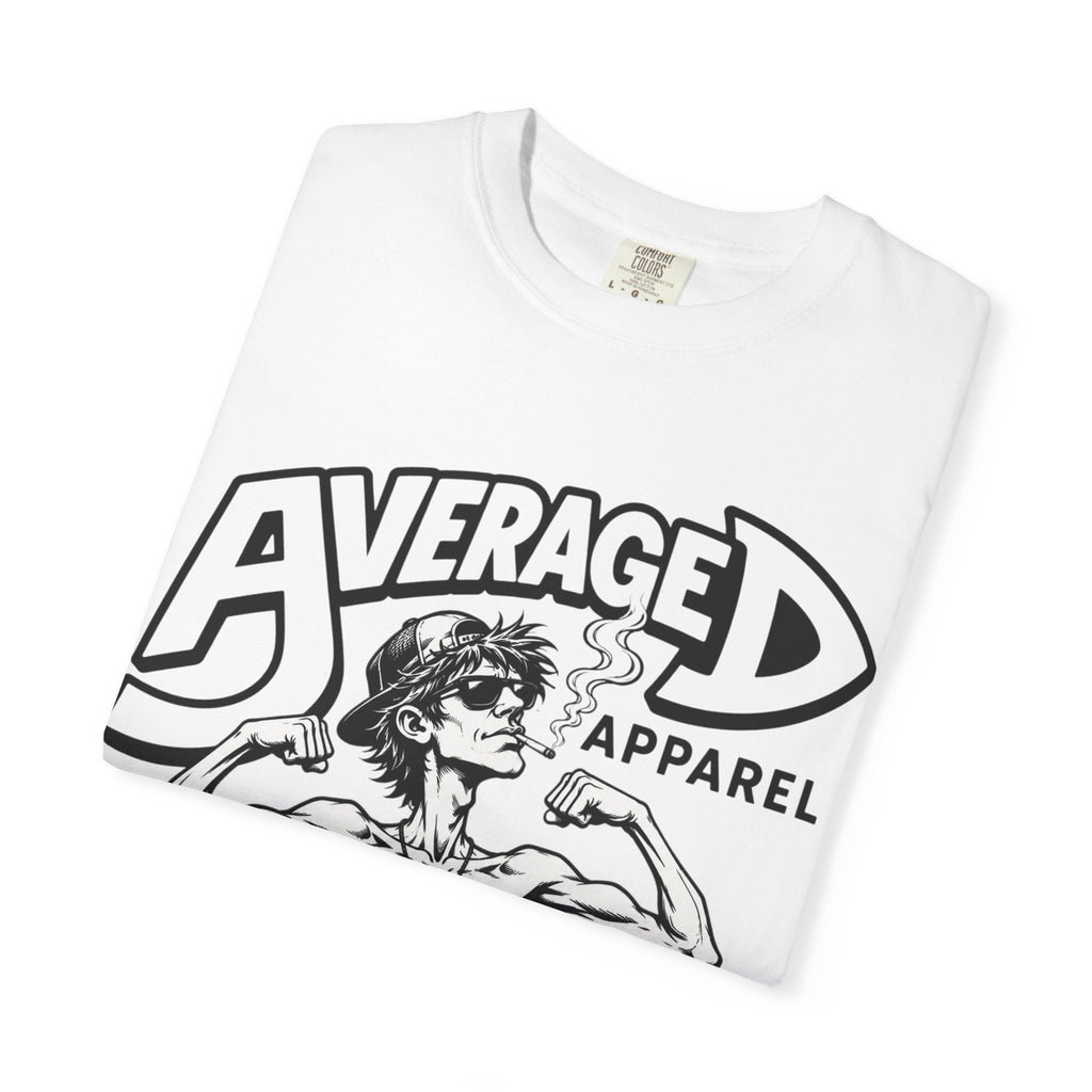 Average D Apparel Graphic T-Shirt — Vintage Punk Muscle Sketch Tee