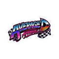 Average D Apparel Retro Racing Kiss-Cut Sticker
