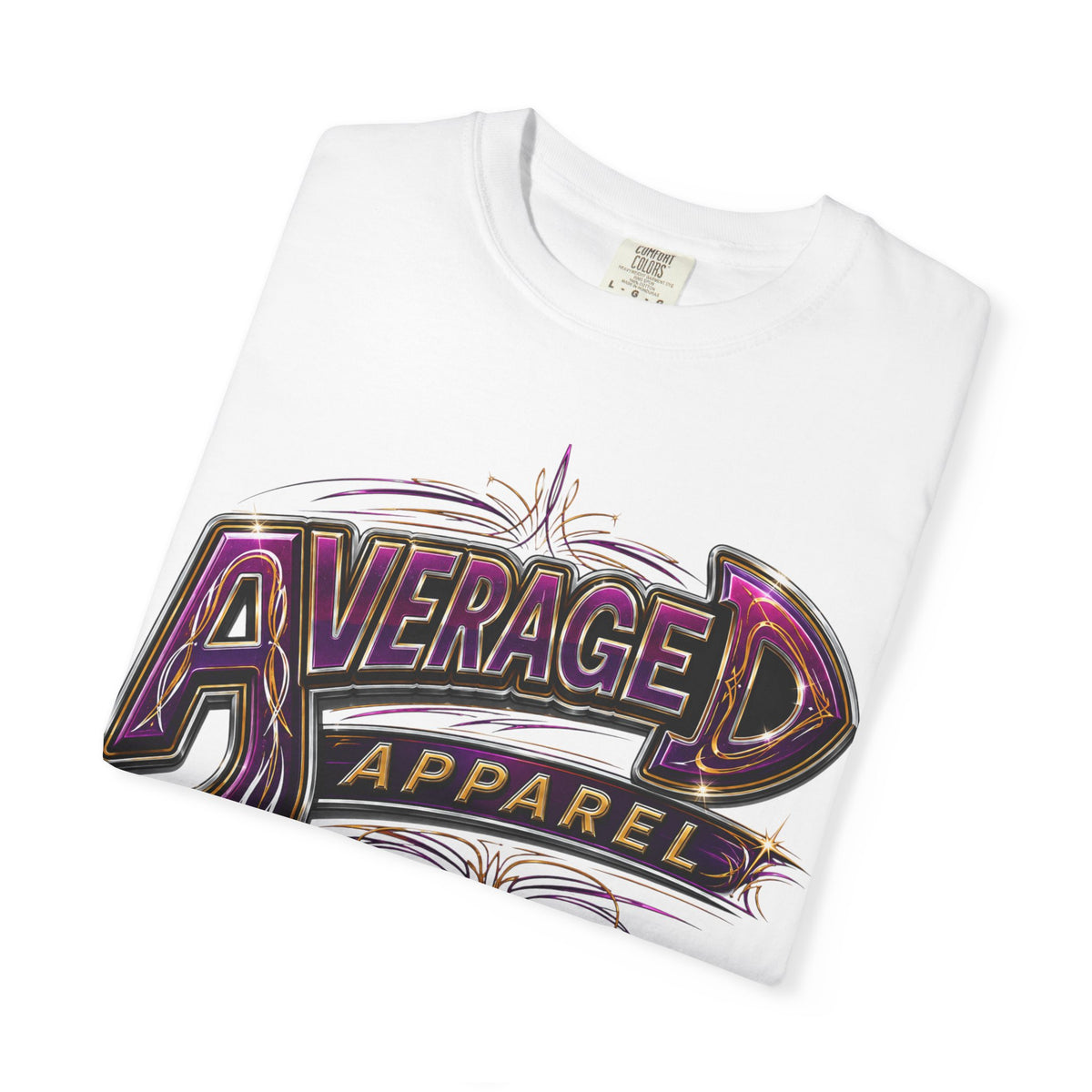 AverageD Apparel Graphic T-Shirt — Retro Script Logo Tee