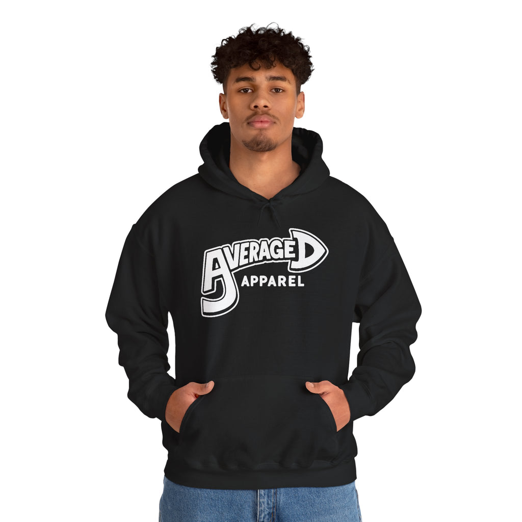 Average Apparel Hoodie – Retro Script Logo Pullover