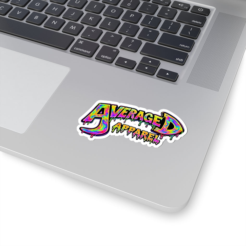 Acid Drip "Average D Apparel" Kiss-Cut Sticker
