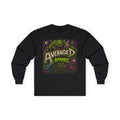 Average Apparel Graphic Long Sleeve Tee — Retro Monster Design