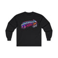 Retro Racing Logo Long Sleeve Tee — “Average Apparel” Graphic