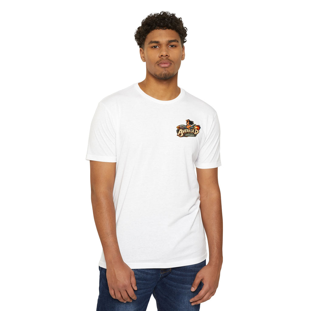 Pinup Girl Rocket Tee — "Average" Retro Graphic T-Shirt