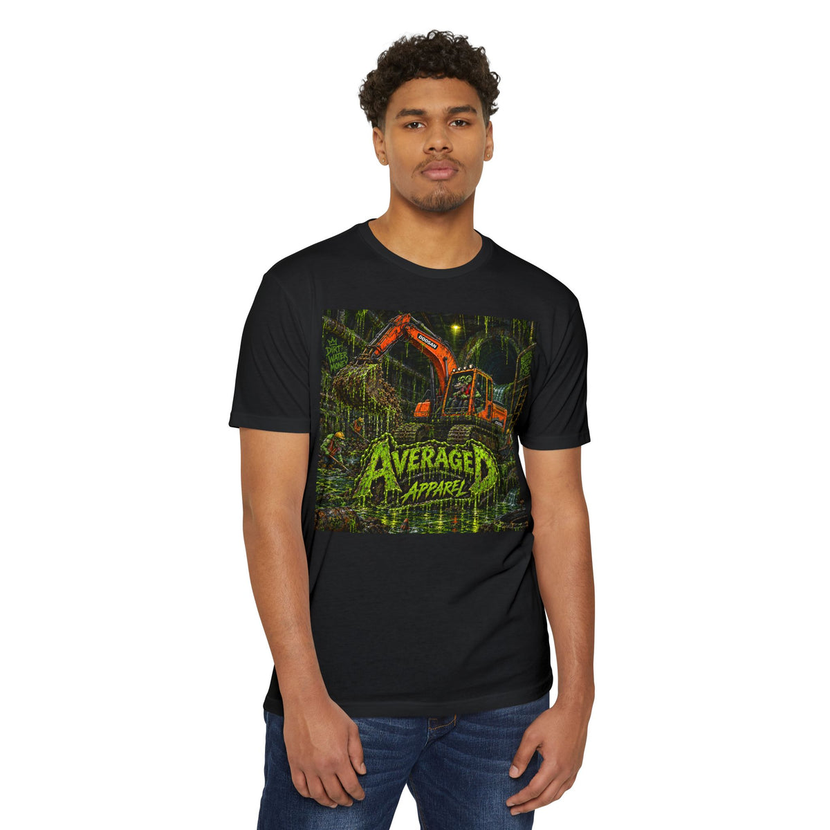 Sewer Ratz T-Shirt — 'Averaged Apparel' Heavy Equipment Construction Tee