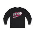 Average Apparel Long Sleeve Tee — Retro Sport Logo Shirt