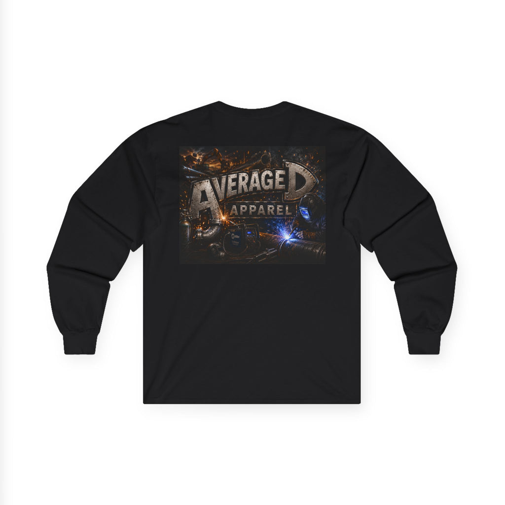 Average D Apparel Long Sleeve Tee — Vintage Pipeliners