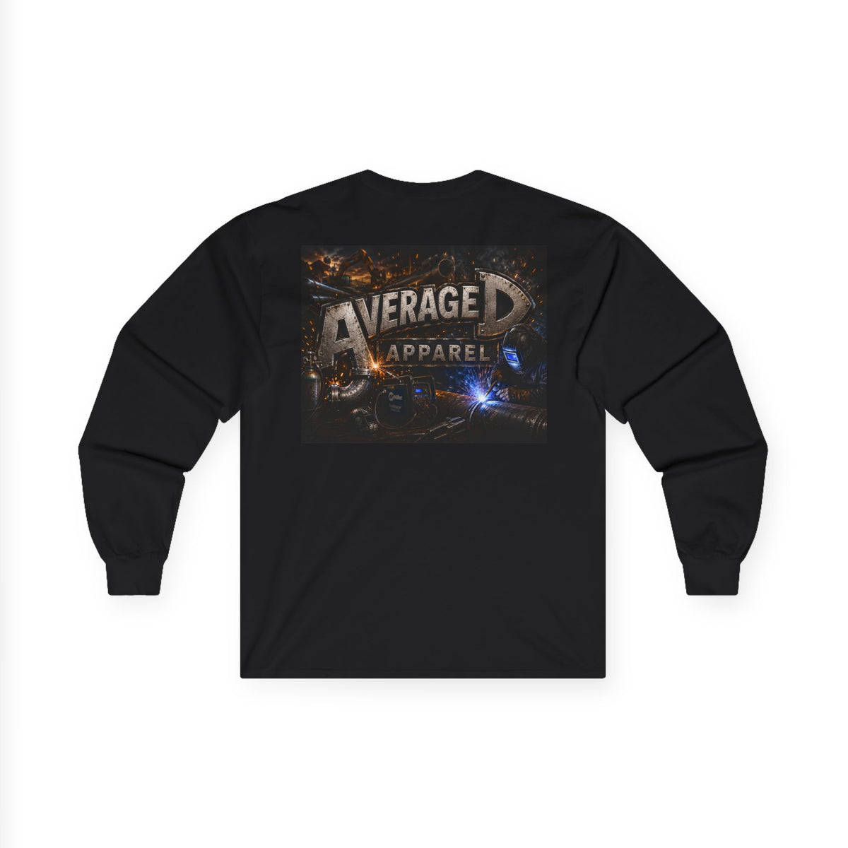 Average D Apparel Long Sleeve Tee — Vintage Pipeliners