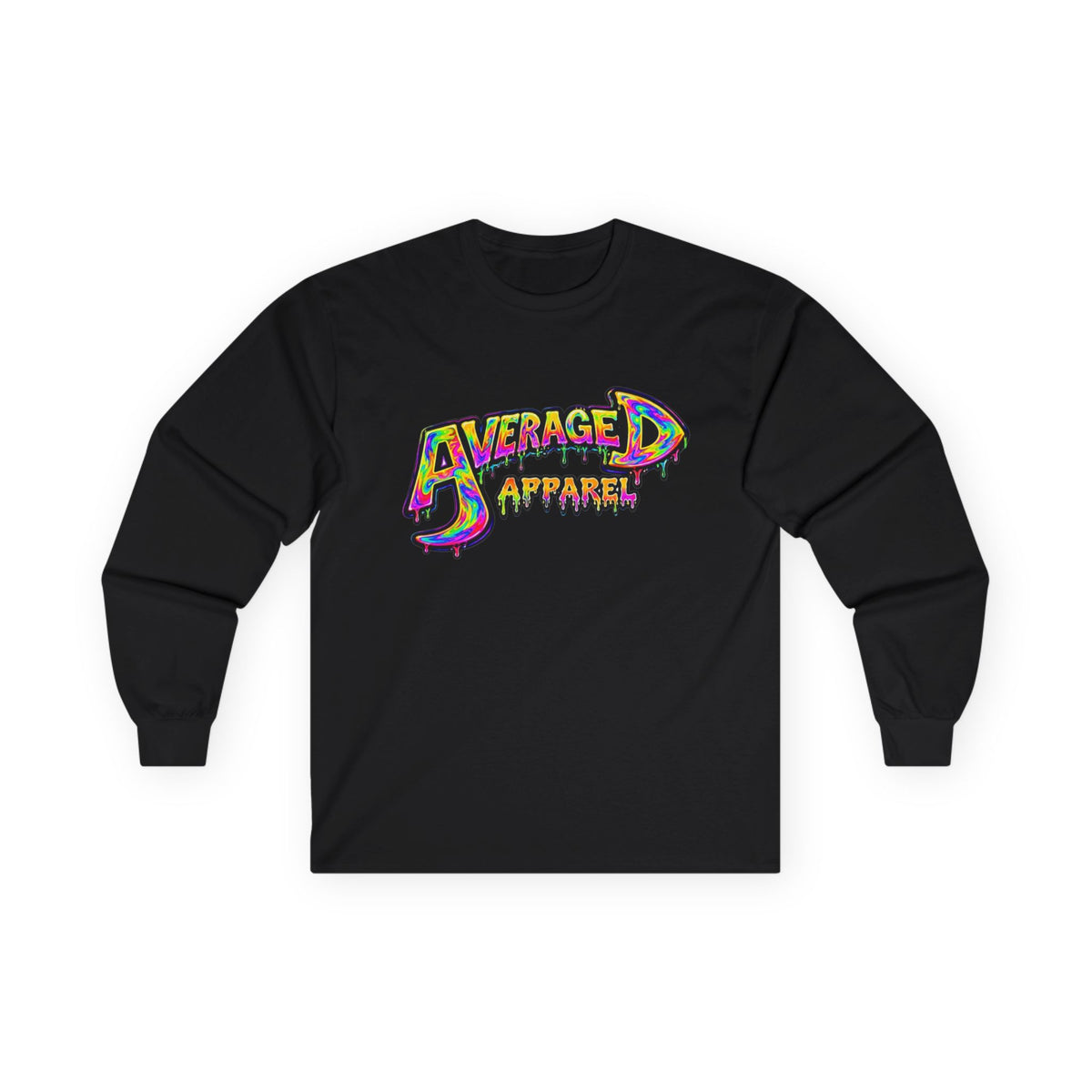 Average D Apparel Acid Drip Long Sleeve Tee