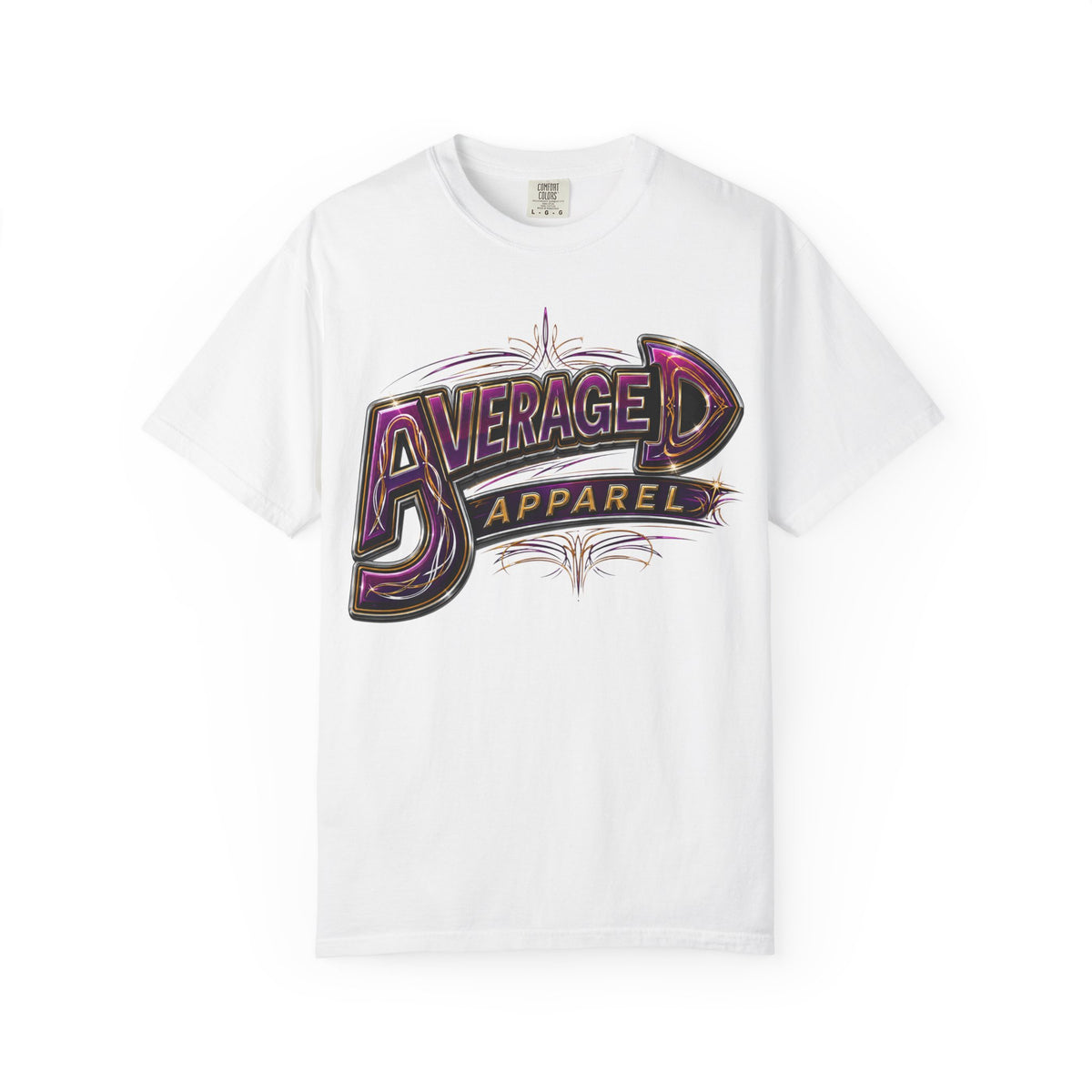 AverageD Apparel Graphic T-Shirt — Retro Script Logo Tee