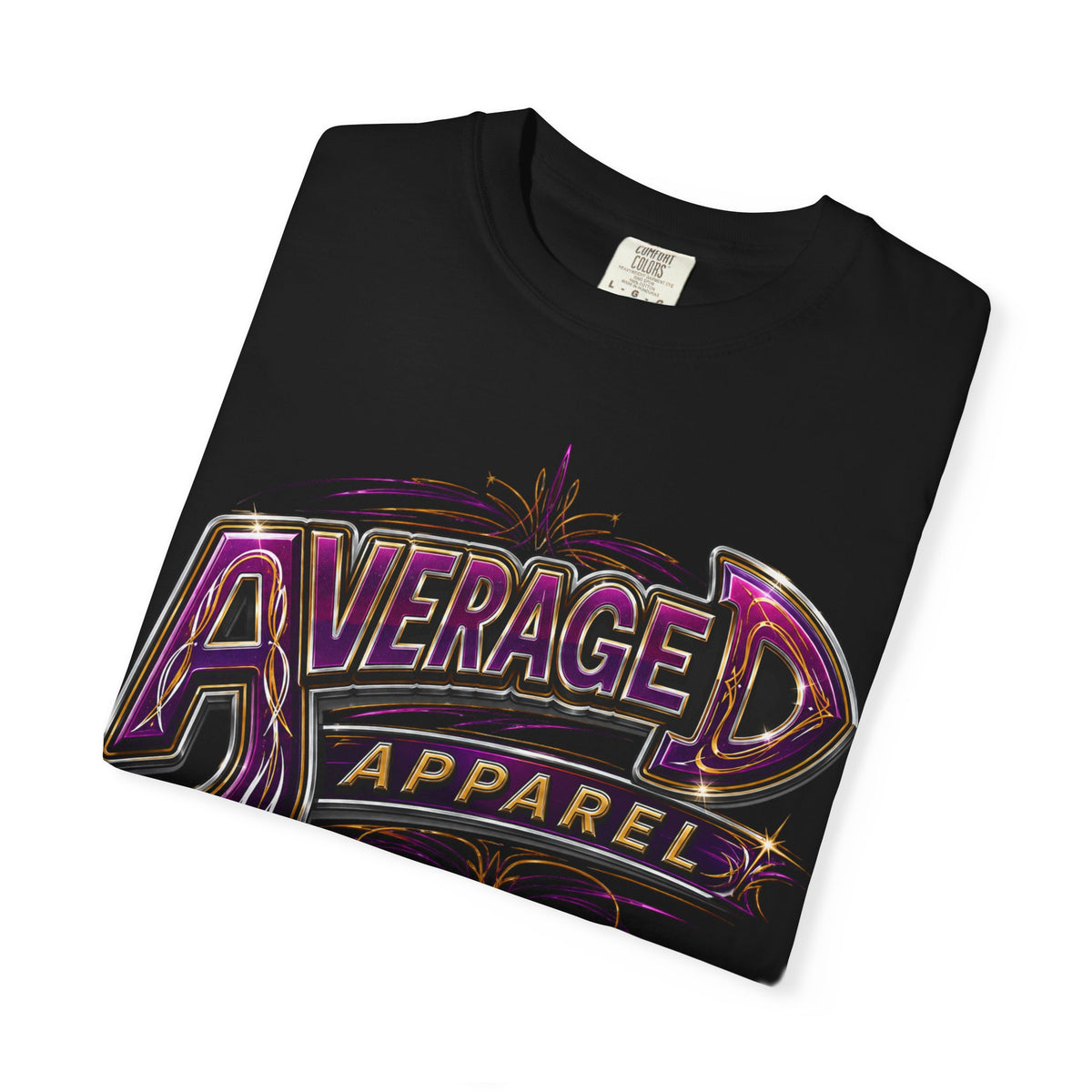 AverageD Apparel Graphic T-Shirt — Retro Script Logo Tee