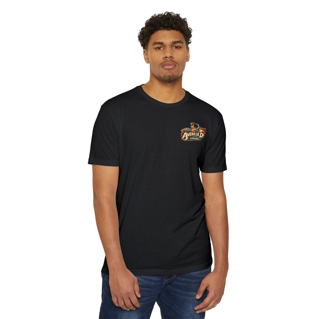Pinup Girl Rocket Tee — "Average" Retro Graphic T-Shirt