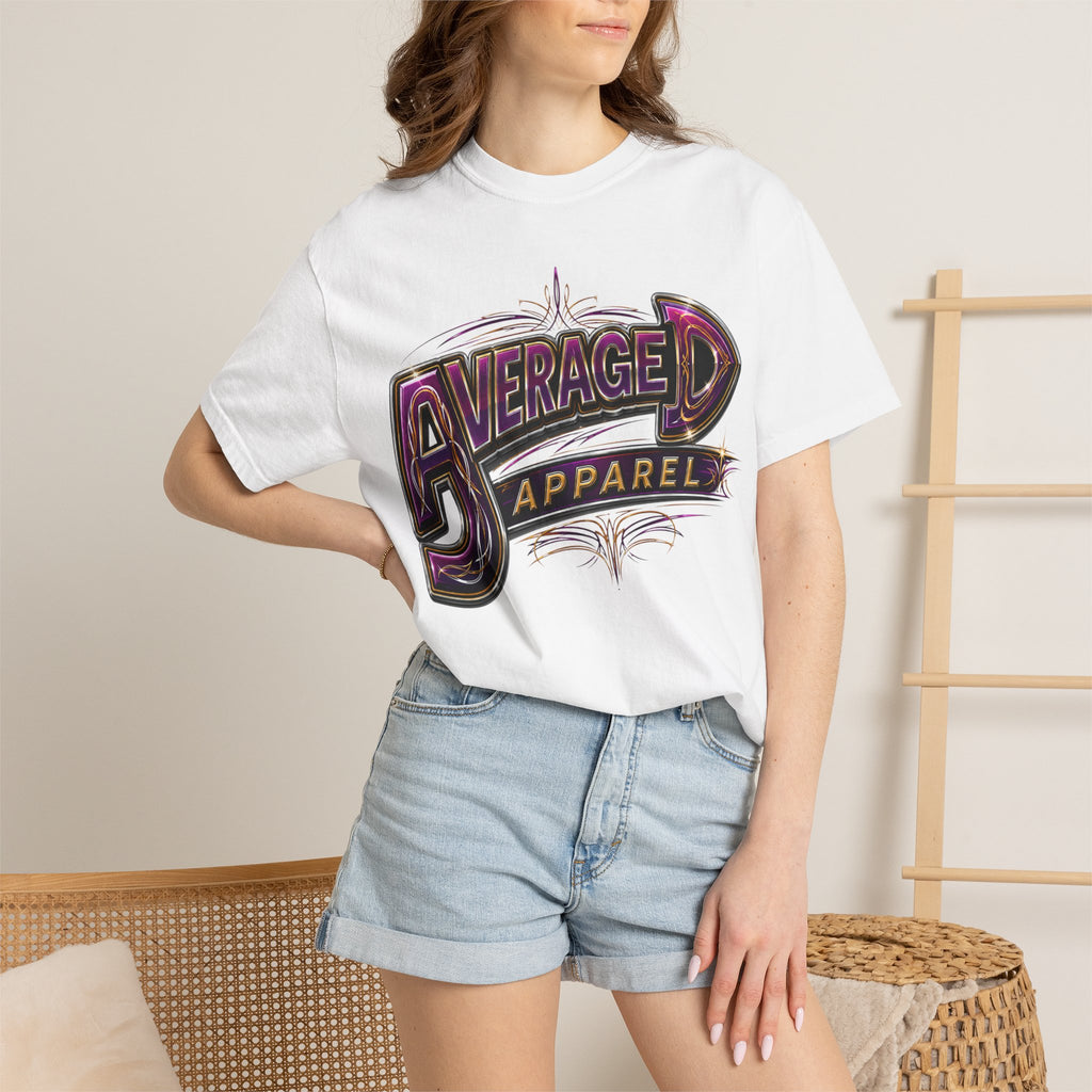 AverageD Apparel Graphic T-Shirt — Retro Script Logo Tee