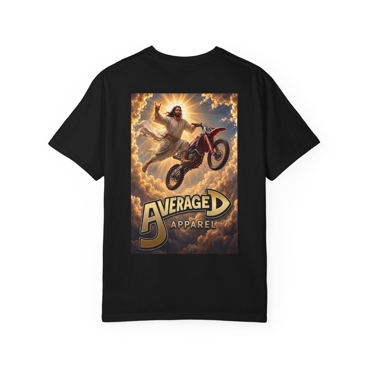 Average D Apparel 'Jesus flyin high' T-Shirt