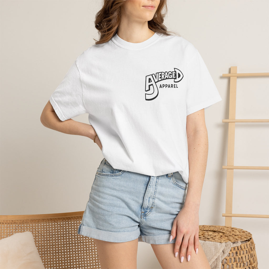 Pin-Up Plus Size Graphic T-Shirt — “Average D Apparel” Retro Pinup Design
